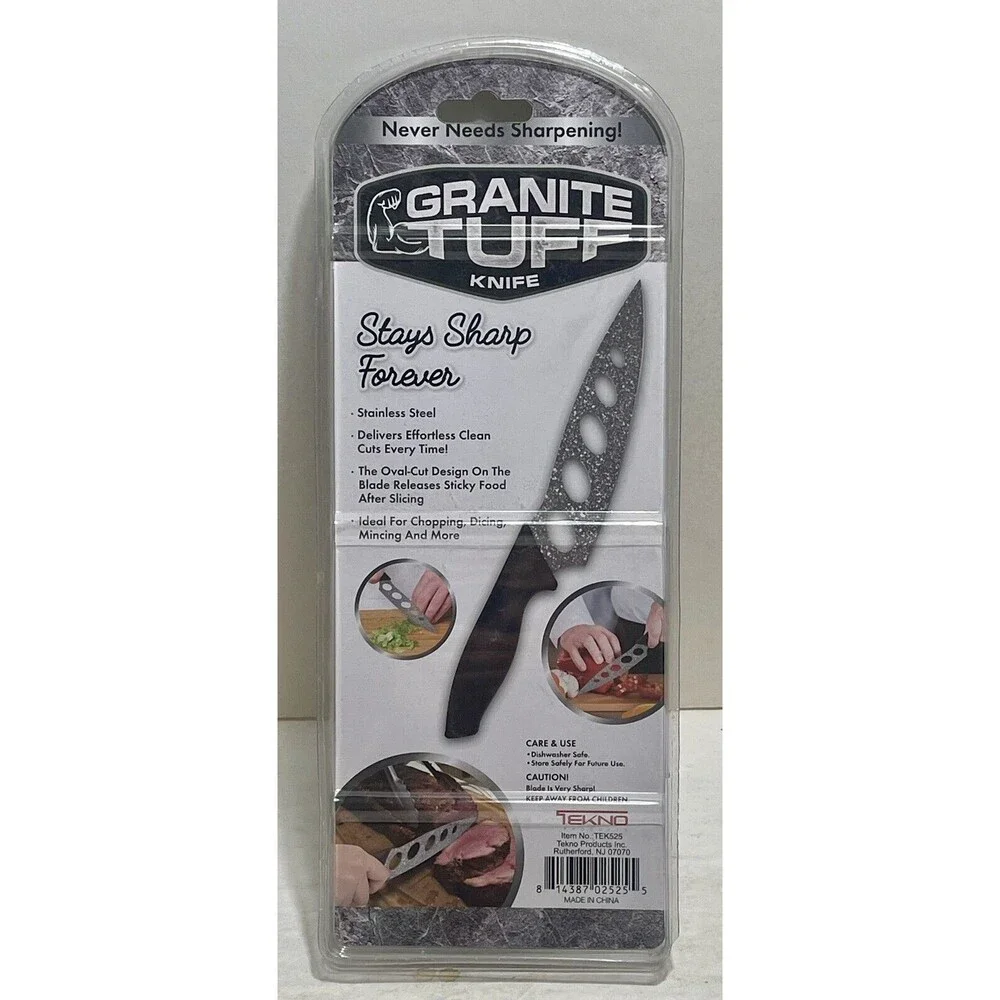 Granite Tuff™ Knife Non-Stick Stainless Steel Granite Coated Blade 5-1/2